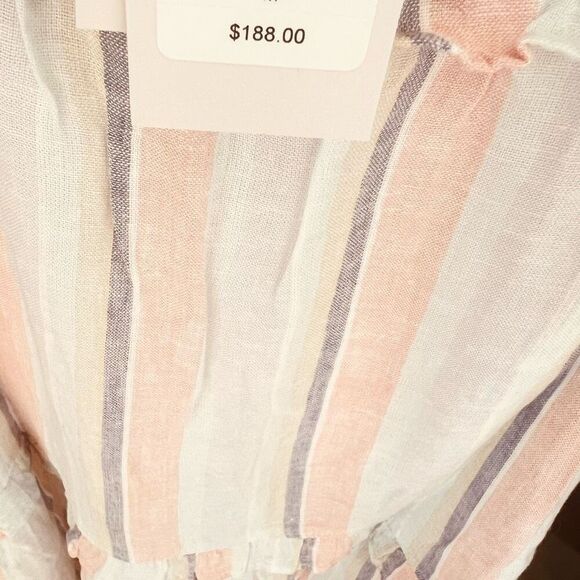 RAILS Sandy Linen Blend Shift Dress, Summer Airy Vacation Dress Large 10/12  NWT - Picture 15 of 15